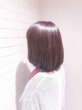 エイト 溝の口店(EIGHT) 【EIGHT溝の口】デザインカラー_切りっぱなしボブ