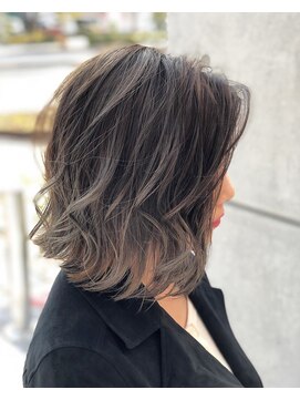 シャンプーボーイ 宮崎駅前店(SHAMPOO BOY) バレイヤージュ×切りっぱなしボブ(^^)