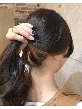 ヘアーサロン クレア(Hair salon Crea) 【Crea】インナーカラー×オレンジ