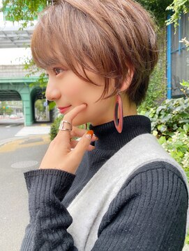 ロンド 表参道店(Lond) 【津賀雅也】横顔美人!毛束感の可愛いショートヘアー