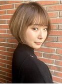 aRietta銀座2*30代40代OLに人気◆立体感リラックスボブ/透明感