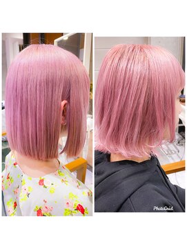 デイズ(days) 10代/20代/30代/40代　ピンクカラーブリーチデザインカラー