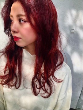 エイト 福岡天神店(EIGHT fukuoka) 韓国風派手ピンクカラー