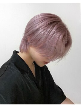 シェリ ヘアデザイン(CHERIE hair design) short wolf × lavender pink.