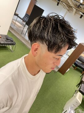 ヘアーシェルターフォーメン(Hair Shelter for men) アップバングメッシュ