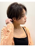 チークバング×抜け感ショート