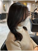 韓国風ミディアム顔まわりレイヤー