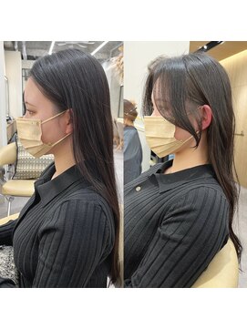 ロンドプロフィール 浦和(Lond profil) 韓国顔まわり前髪カットシースルーバング【浦和】