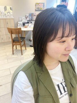 テトラ バイ ネオリーブ 横浜西口店(tetra by neolive) 暗髪オリーブグレー♪