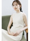 カジュアルで可愛いヘアアメイク/マタニティフォト