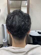 バーバー ヤングケン(BARBER YOUNGKEN) ツーブロック　スパイラルクリープパーマ