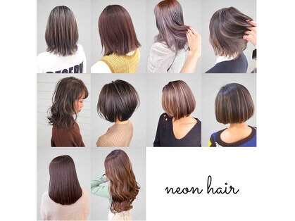 ネオンヘアー(neon hair)の写真