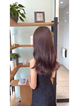 ジーナ 船橋(Zina) 髪質改善＊ロングレイヤーグレーベージュ＊美髪【Zina船橋】