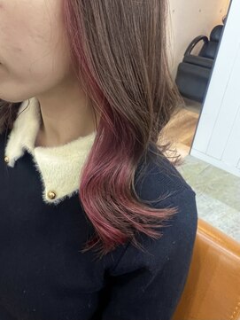 アジールヘア 北千住駅西口店(agir hair) ピンクカラー【北千住】