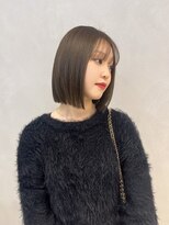 ジーナ  札幌大通(Zina)&nbsp;美髪＊切りっぱなしボブ＊グレージュ＊髪質改善＊Zina札幌大通