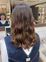 アミー 駒澤(Ammy komazawa)&nbsp;ミディアムラフなみまきパーマ #波巻きパーマ 纐纈