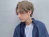 【メンズ人気・定番モテチェン】骨格補正カット＋スパイラルパーマ＋カラー