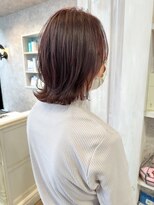 キャアリー(Caary)&nbsp;福山caaryピンクラベンダーブラウン艶髪透明感イルミナカラー