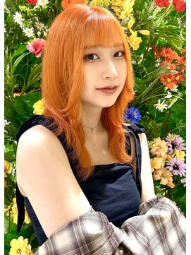 アーチフォーヘア 心斎橋店(a-rch for hair) レイヤーオレンジ