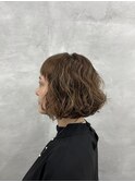 ゆるふわボブパーマ