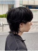 韓国風マッシュウルフ/ニュアンスパーマ/ウルフパーマ