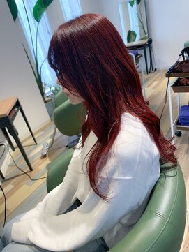ヘアースパリゾート リアン 燕三条店(Lien) レッドブラウン_