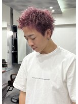 シェミール(CHEMIR)&nbsp;ニシグチstyle【スパイキーショート/ピンク/メンズカット】