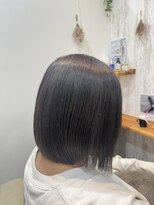 ルヴェール 茜部店(Le Vert)&nbsp;ラベンダーグレージュ×前下がりボブ