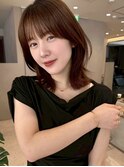 髪質改善＊ボルドーくびれヘアミディ＊美髪【Zina千葉】