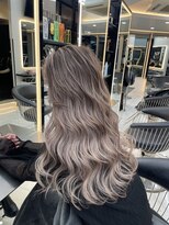 ラピス 渋谷本店(Lapis) バレイヤージュ/ホワイトカラー/ミルクティーカラー/海外風