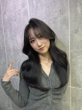 アマトウキョウ アユンチェ(AMA TOKYO×AYUNCHE) 韓国ヘア　2wayバング  レイヤーカット くびれヘア  顔周り