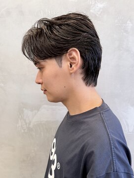 エリマバイフィフス 調布(elima by fifth) 調布センターパートフェザーパーマニュアンスパーマメンズパーマ