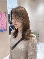 オン キャナルシティ博多前店(on)&nbsp;【哉汰】ファッショングレイカラー顔周りカットミルクブラウン