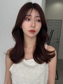 ソヨン 栄店(SOYON) 小顔/レイヤーカット/ハッシュカット/ピンク