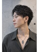 リベルテ グリット(Liberte Grit)&nbsp;今っぽヘア◎10代20代に人気のメンズ髪型ナチュラルウルフパーマ