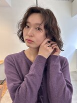 マルケ ドゥ マッシュ(MaruQuee de mashu)&nbsp;ボブパーマ/大阪梅田/前髪カット/前髪パーマ/ミディアムパーマ