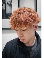 シアン 矢場町店(CYAN.)&nbsp;ブリーチパーマ×メンズ×シャドウパーマ【栄/矢場町/大須】