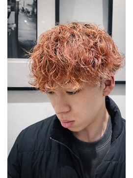 シアン 矢場町店(CYAN.) ブリーチパーマ×メンズ×シャドウパーマ【栄/矢場町/大須】