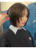 ストレートでクールな印象に！レイヤーボブ/顔まわりレイヤーk