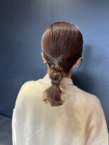 ガーデントウキョウ(GARDEN Tokyo) ミディアムヘアアレンジ/ヘアセット/編み下ろし/お呼ばれヘア
