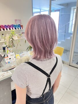 ステラ ヘア デザイン サロン(STELLA hair design salon) ショートウルフ ハイトーンピンク 【杉若】