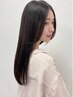 【全員OK】髪質改善★驚きの手触り♪小顔カット＋縮毛矯正　￥13,800