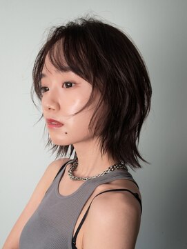 キュー 銀座(cue) マッシュウルフレイヤーボブ