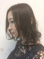 アルベリーヘアーアンドスパ 掛川中央店(ALBELY hair&spa) ナチュラルウェーブ×ミディアムボブ