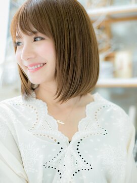 モッズヘア 上尾西口店(mod's hair) 透け感斜めバング♪好感ストレートミディアムレイヤーa