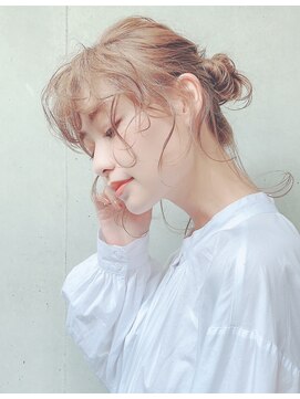 クラム(clam.) 似合わせ前髪カットと透け感カラー