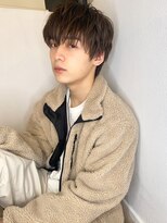 【山田】無造作束感グランジマッシュパーマ