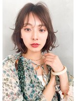 エース (ACE) ACE レイヤーボブ×透け感オリーブブラウン横浜