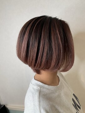 ヘアーサロン リアン 熊谷2号店(hair salon Rien) ピンクバレイヤージュ♪宮崎