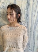 【表参道】ミニボブ　髪質改善　ホワイトアッシュ